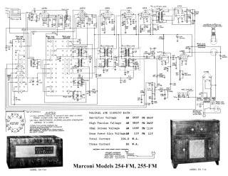 Marconi_Marconiphone-254 FM_255 FM-1952.Radio preview